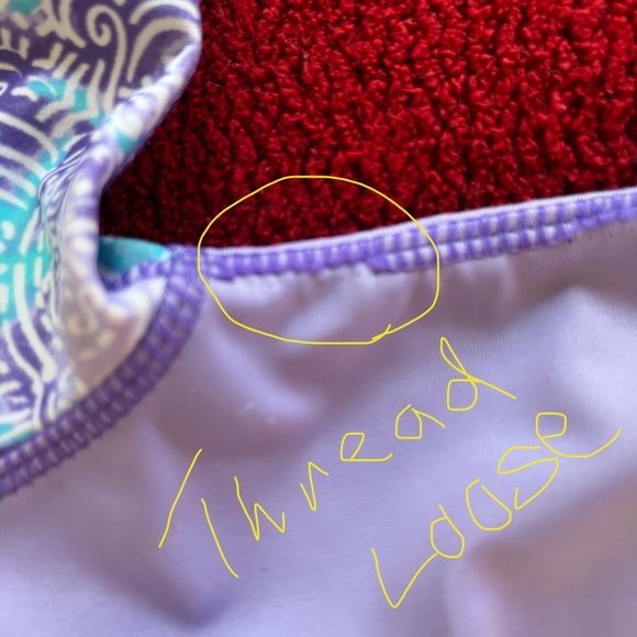 UV Skins Violet Mock Neck Rash Guard - 2T - Picture 4 of 8